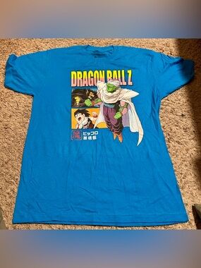 Dragon Ball Z Graphic Tee - Blue Short Sleeve